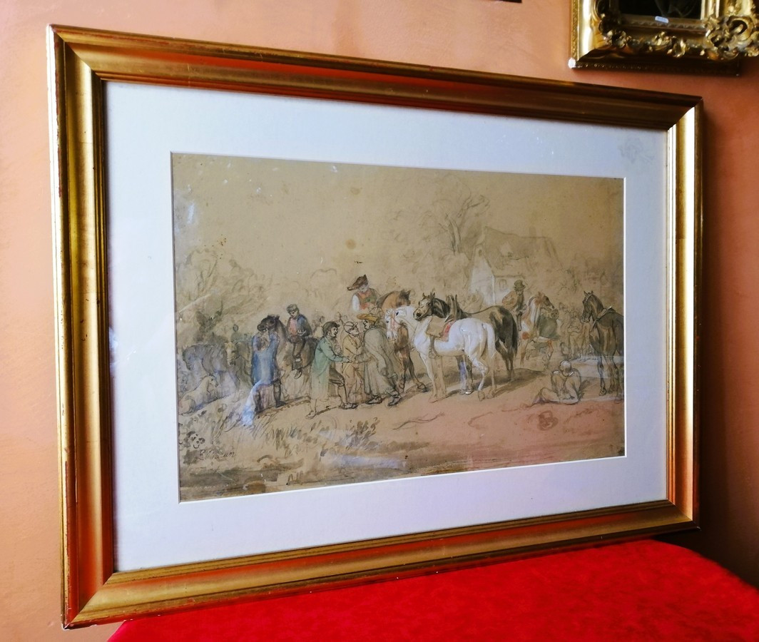 Framed Watercolor 