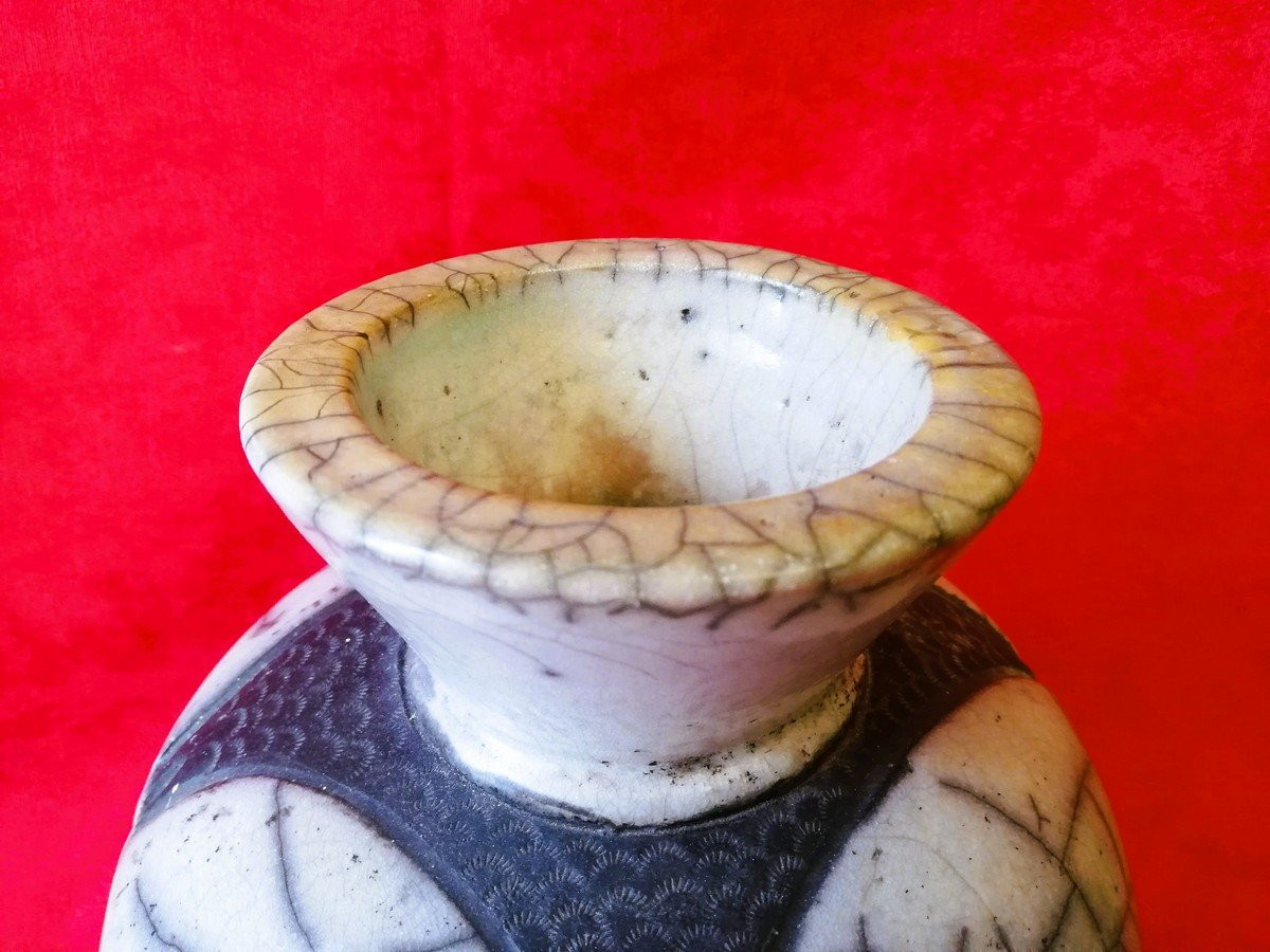 Raku Ceramic Vase  -photo-2