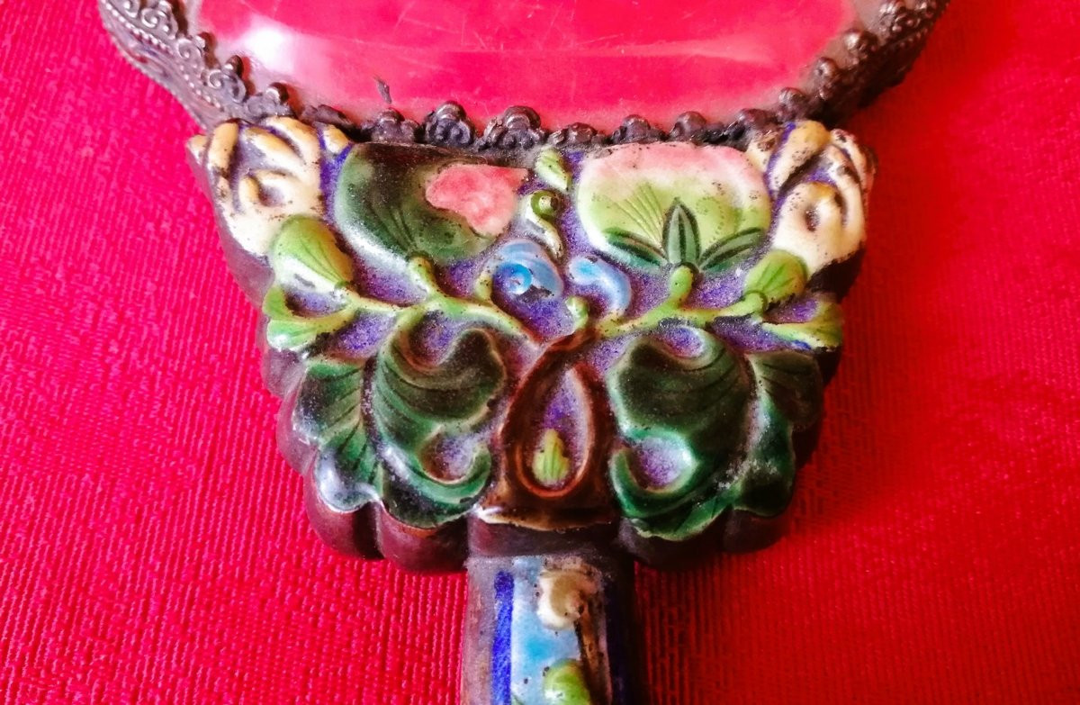 Porcelain And Hard Stone Mirror -photo-2