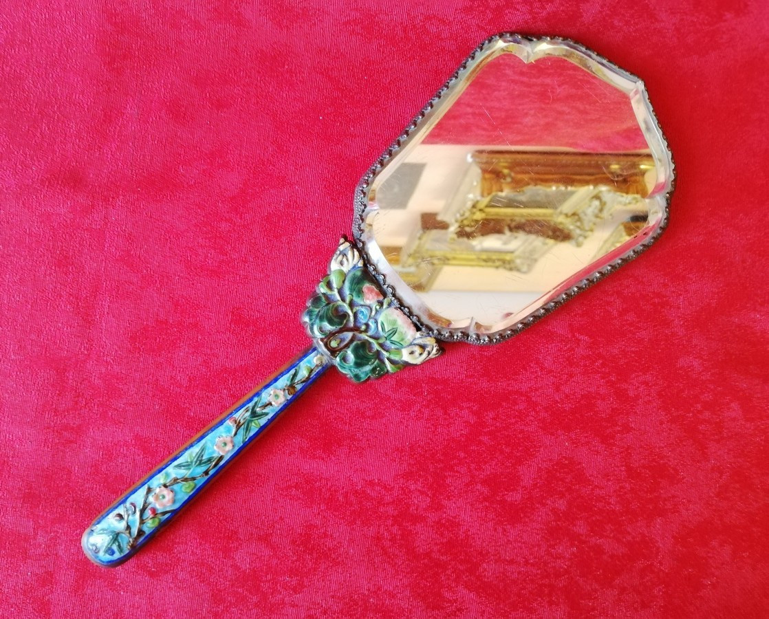 Porcelain And Hard Stone Mirror 