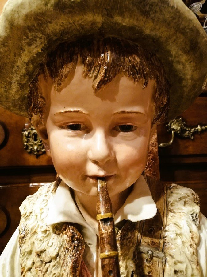 19th Century Earthenware Sculpture -photo-2