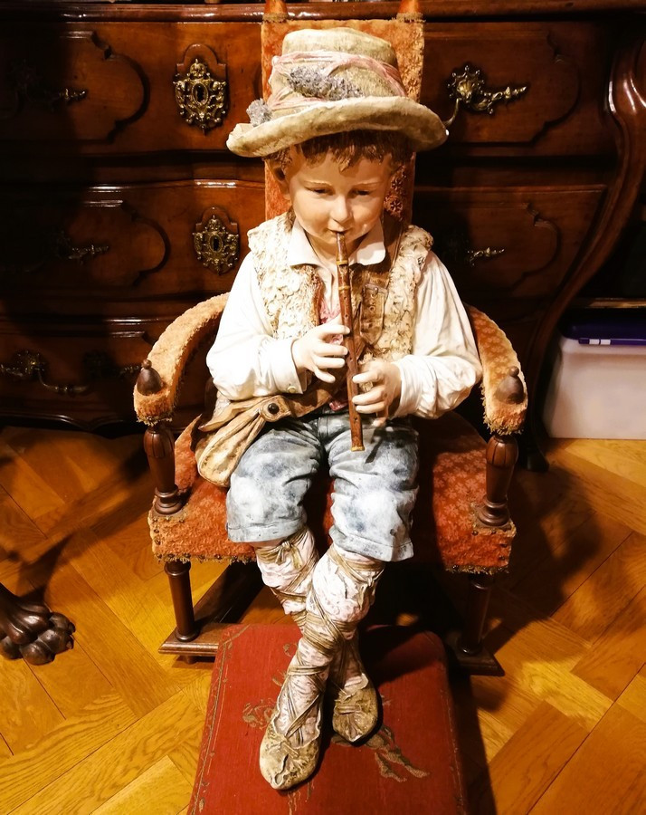 19th Century Earthenware Sculpture 