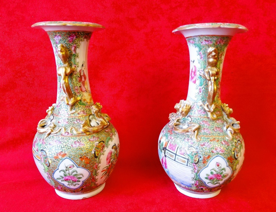 Pair Of Chinese Porcelain Vases -photo-1