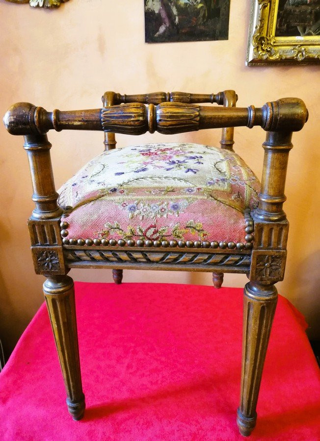 Small Upholstered Bench -photo-7