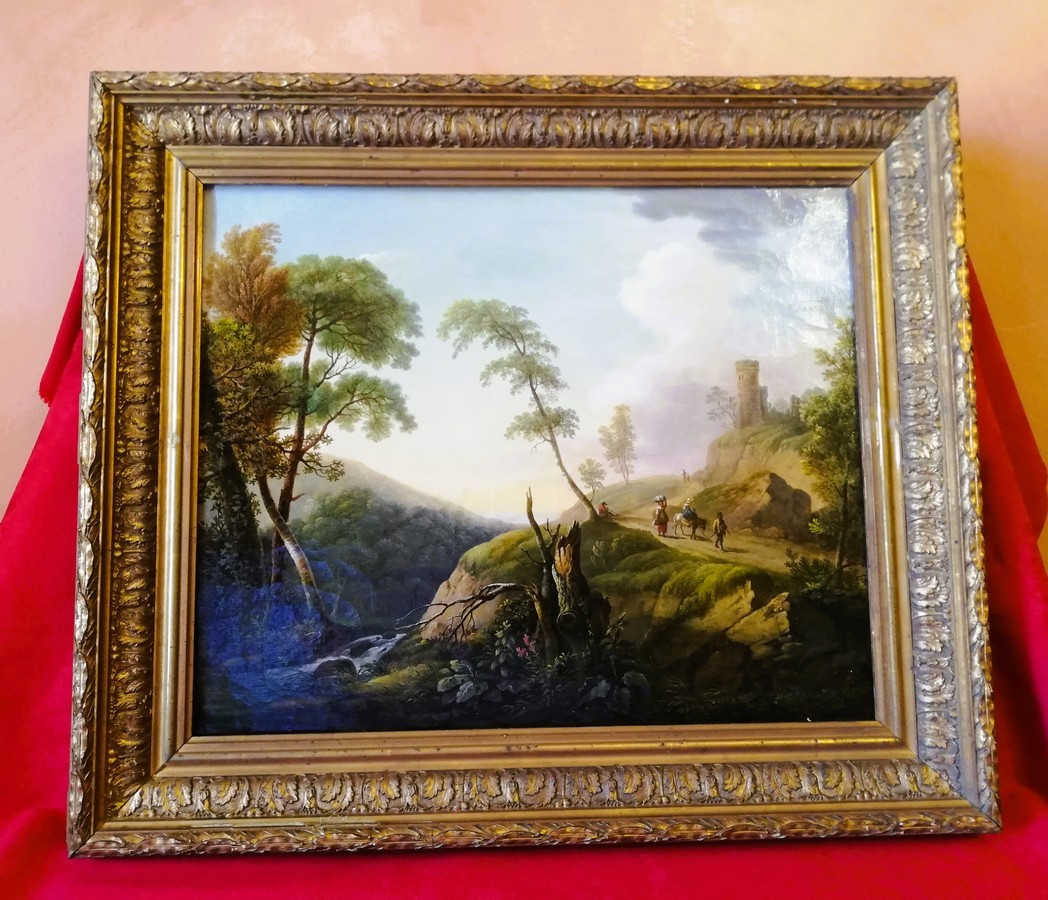 Framed Oil On Canvas 