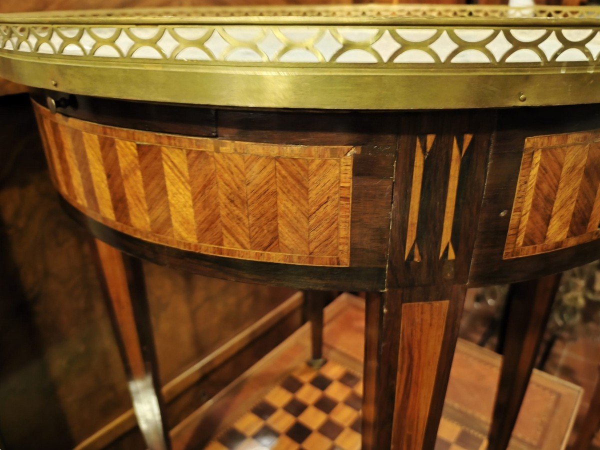 Louis XVI Style Bouillotte Table-photo-4