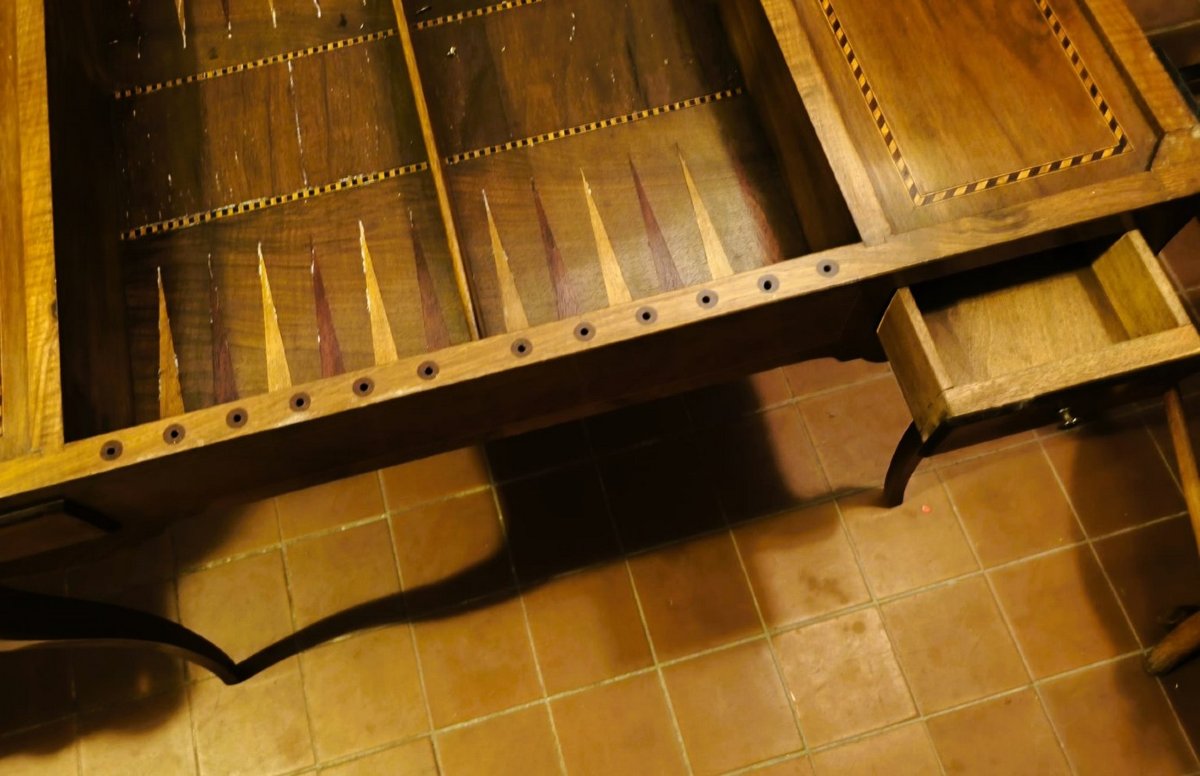 Table de jeux tric trac -photo-2