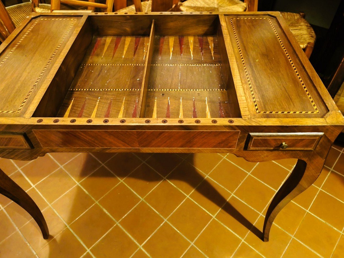 Table de jeux tric trac -photo-4