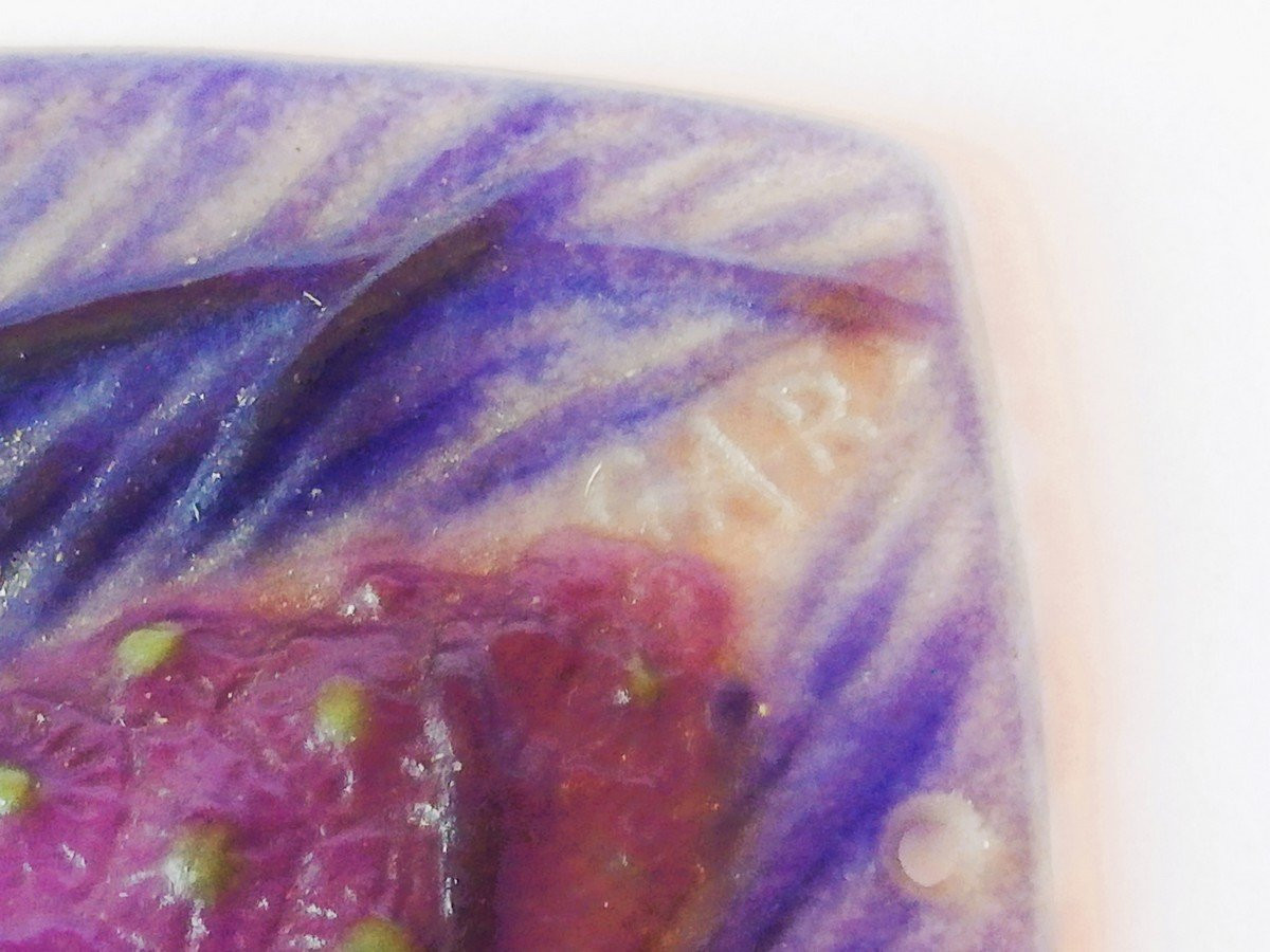 Argy-rousseau Glass Paste Medallion -photo-3