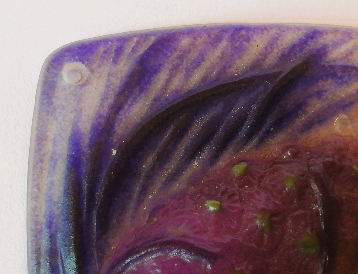 Argy-rousseau Glass Paste Medallion -photo-4