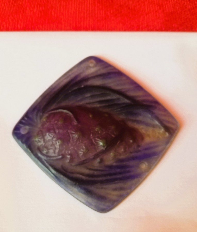 Argy-rousseau Glass Paste Medallion 