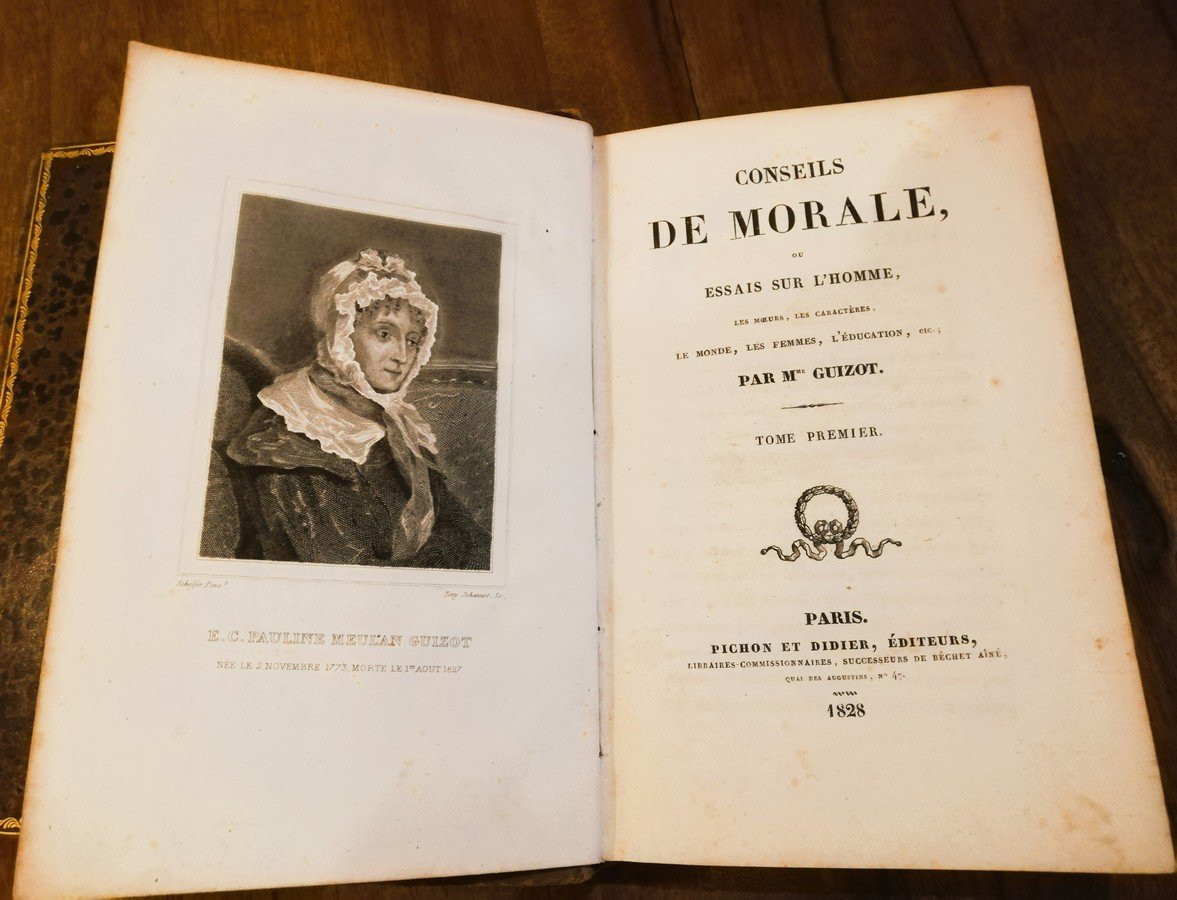 Deux volumes reliés cuir 1828-photo-3