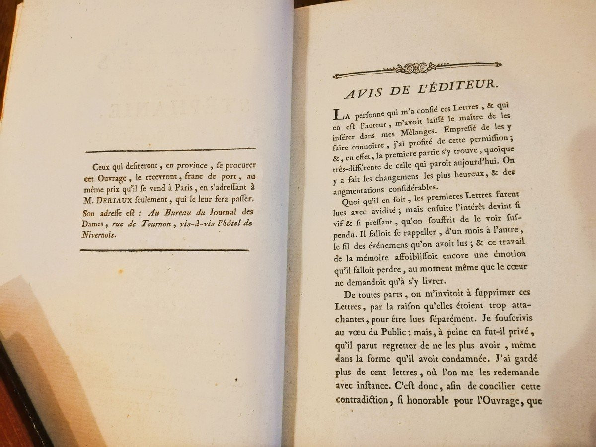 Stephanie's Letters In Three Volumes 1778 -photo-2