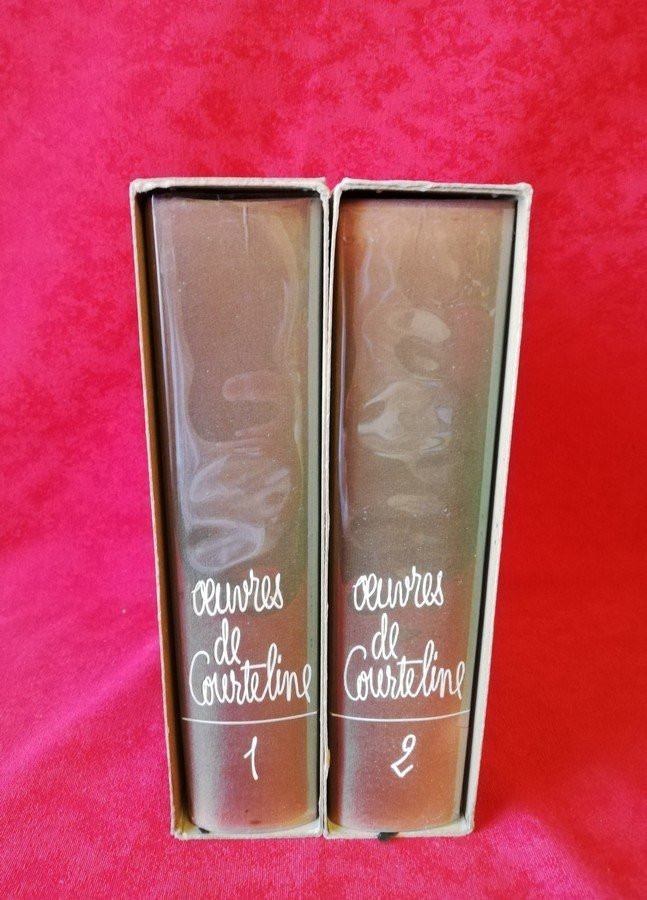Les œuvres de Courteline en deux volumes    -photo-2