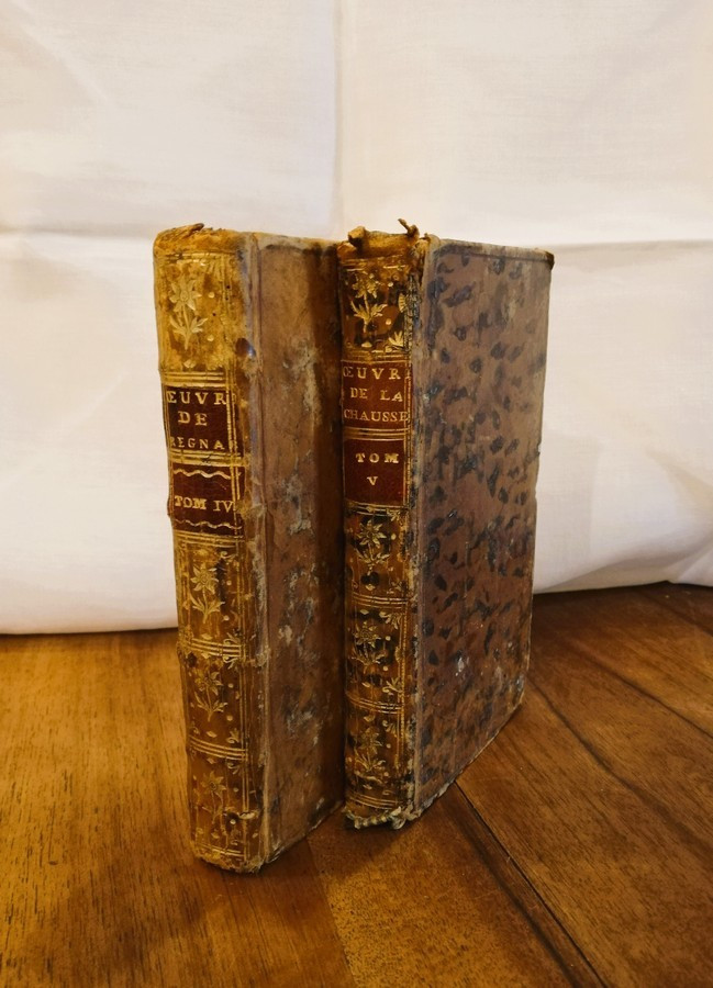Deux volumes reliés cuir 