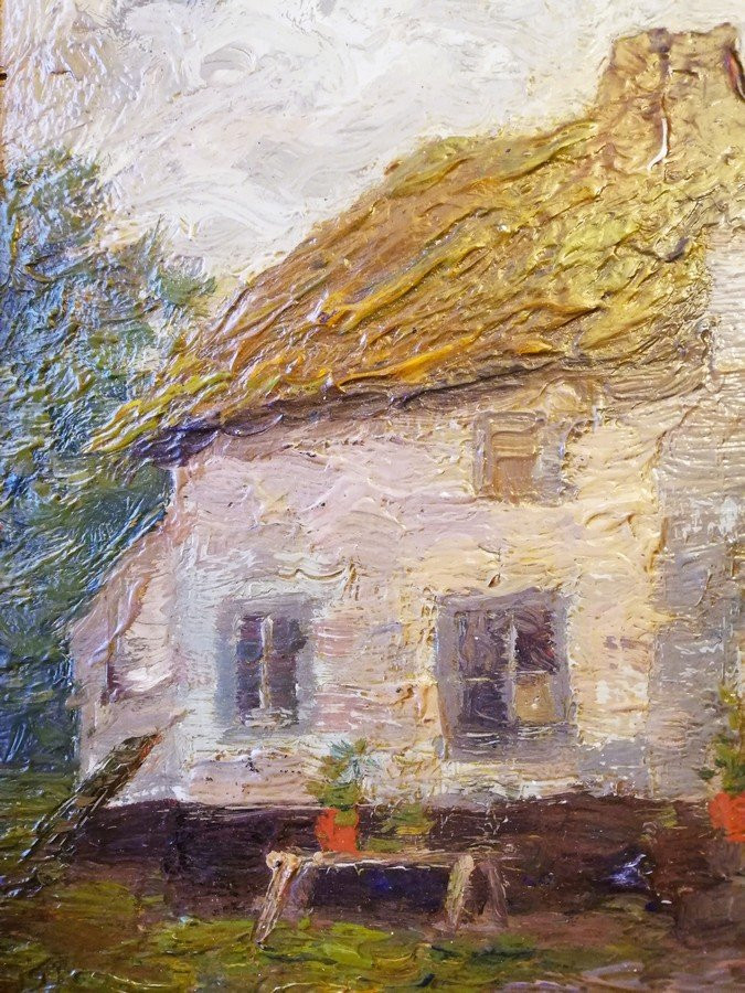 Framed Oil On Panel -photo-4