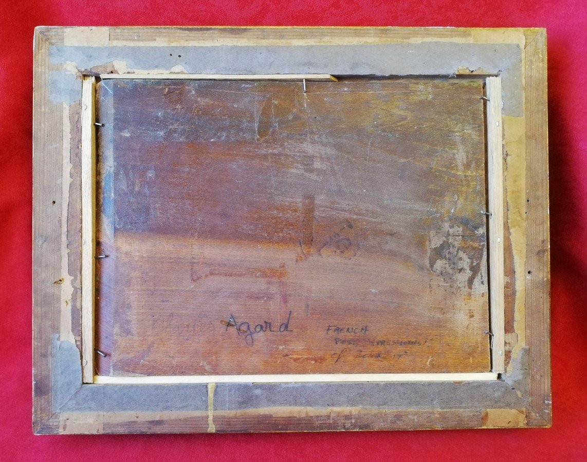 Framed Oil On Panel -photo-4