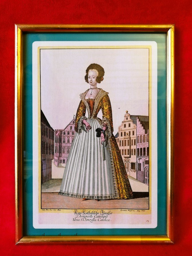 Set Of Five Framed Engravings-photo-3