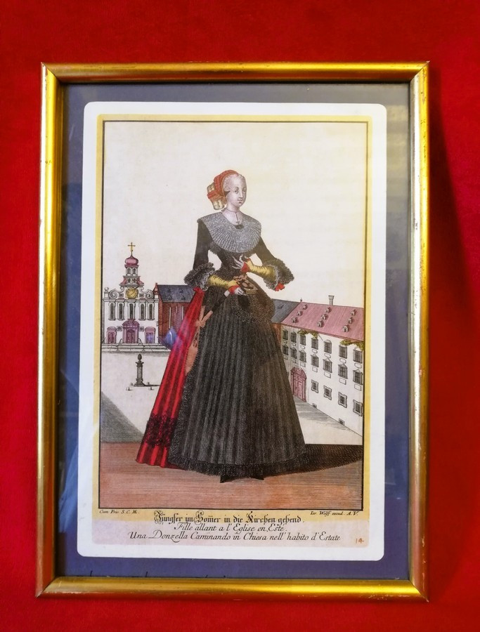 Suite de six gravures encadrées-photo-4