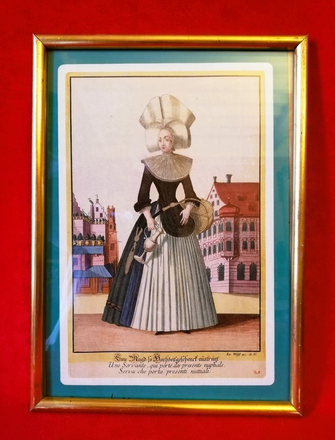 Suite de six gravures encadrées-photo-5