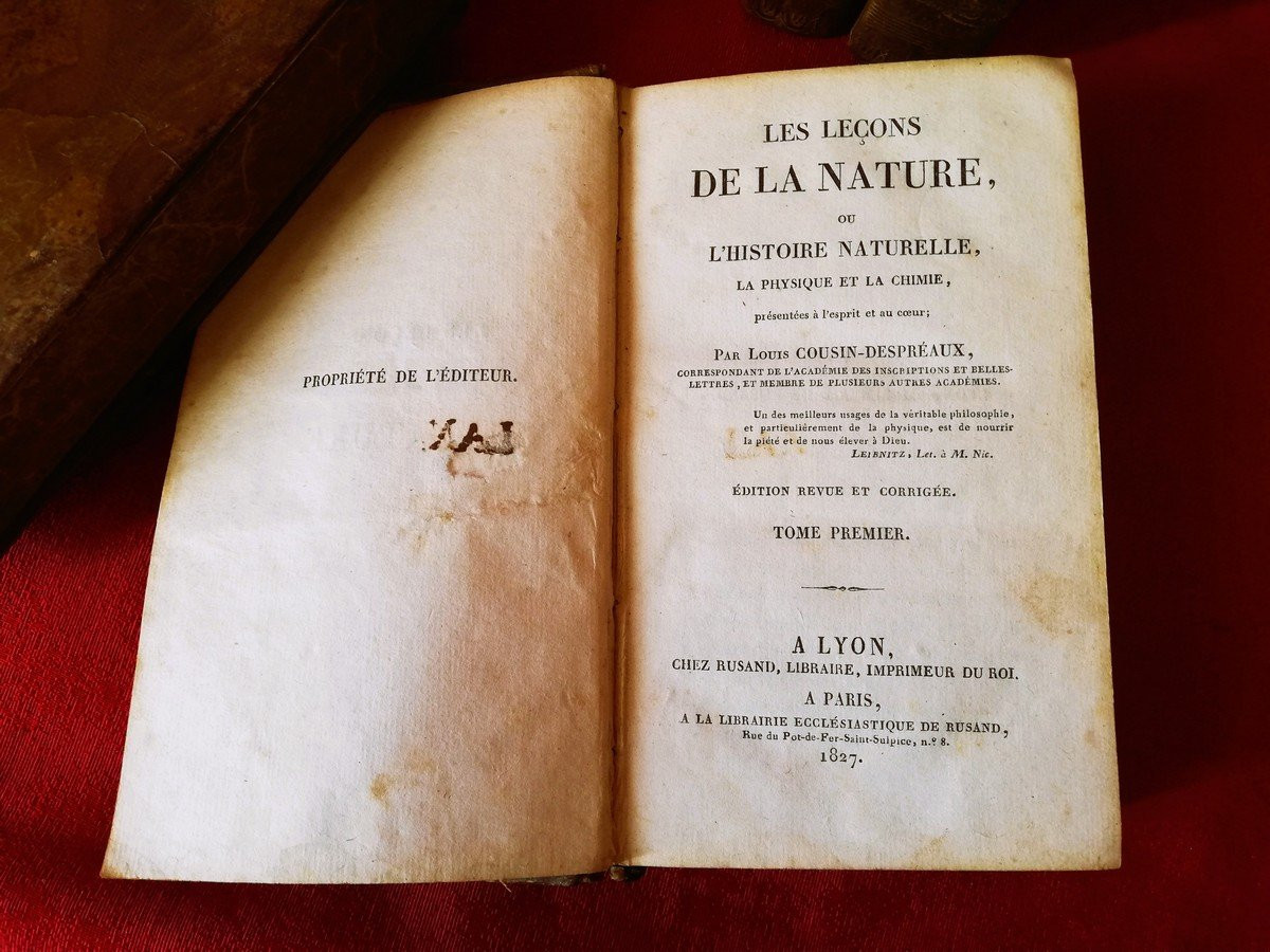 Quatre livres les leçons de la nature -photo-1