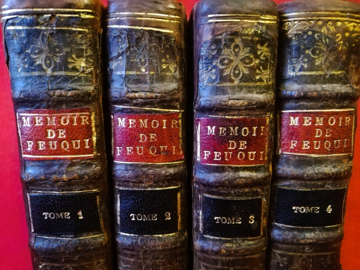 Livres quatre volumes mémoires DE FEUQUIERE   -photo-2