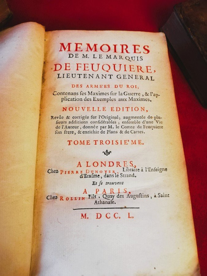 Livres quatre volumes mémoires DE FEUQUIERE   -photo-4