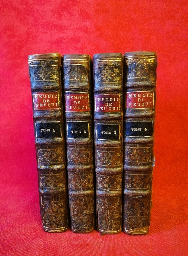 Livres quatre volumes mémoires DE FEUQUIERE   