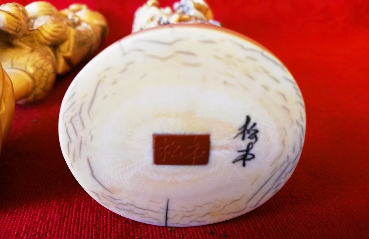 Paire d'OKIMONOS Japon  -photo-8