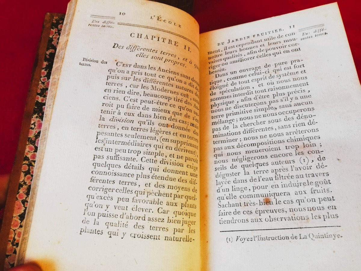 Livres deux volumes L'école du jardin fruitier -photo-2