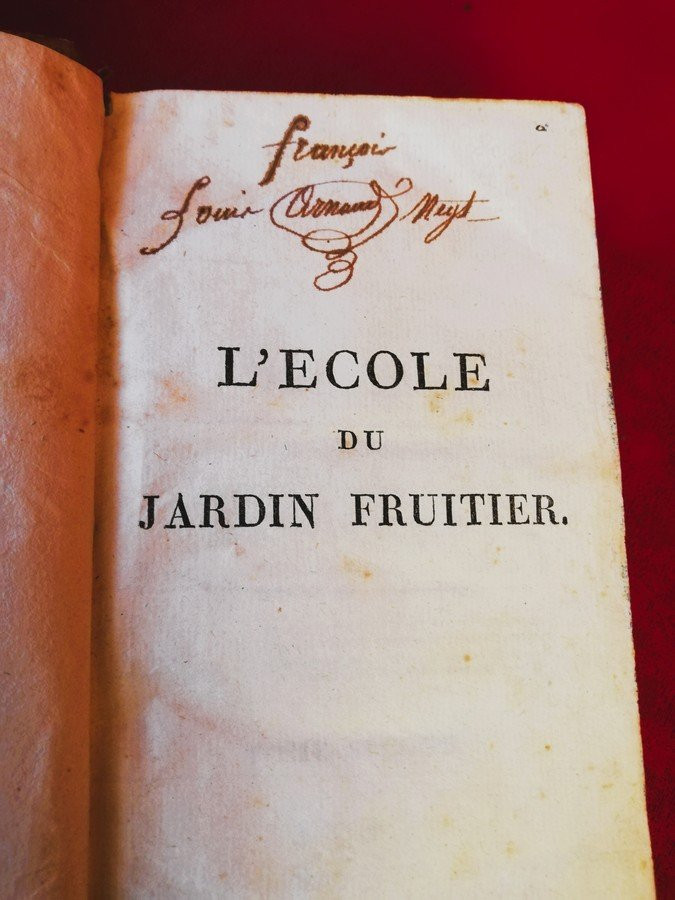 Livres deux volumes L'école du jardin fruitier -photo-4