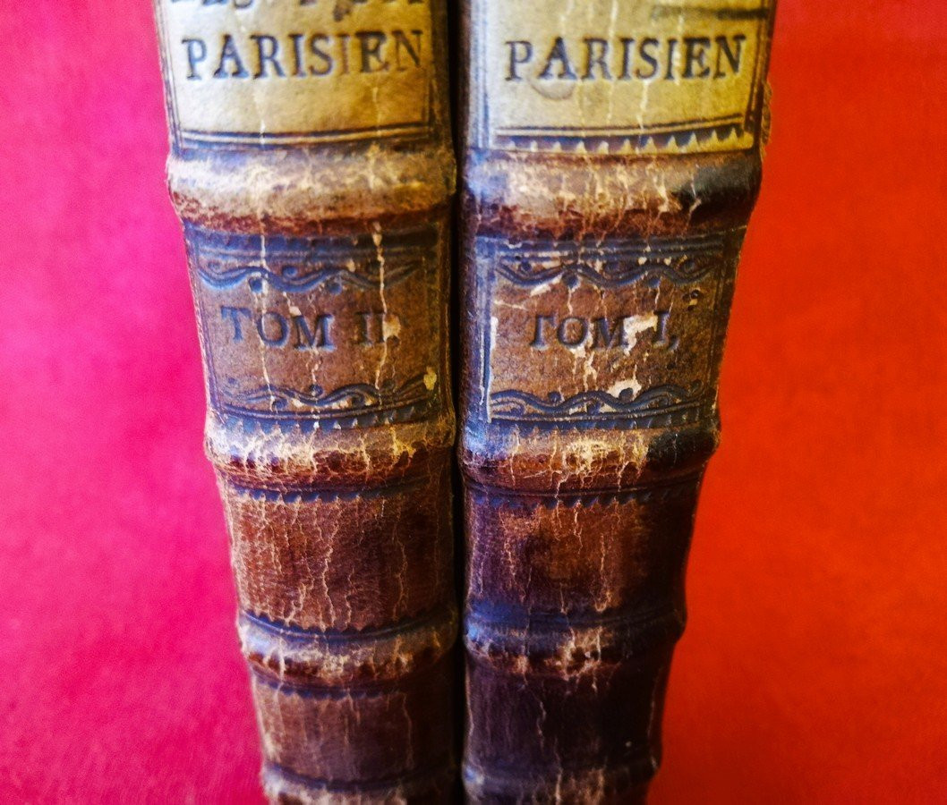 Deux livres du 18ème siècle les Nuits Parisiennes -photo-4