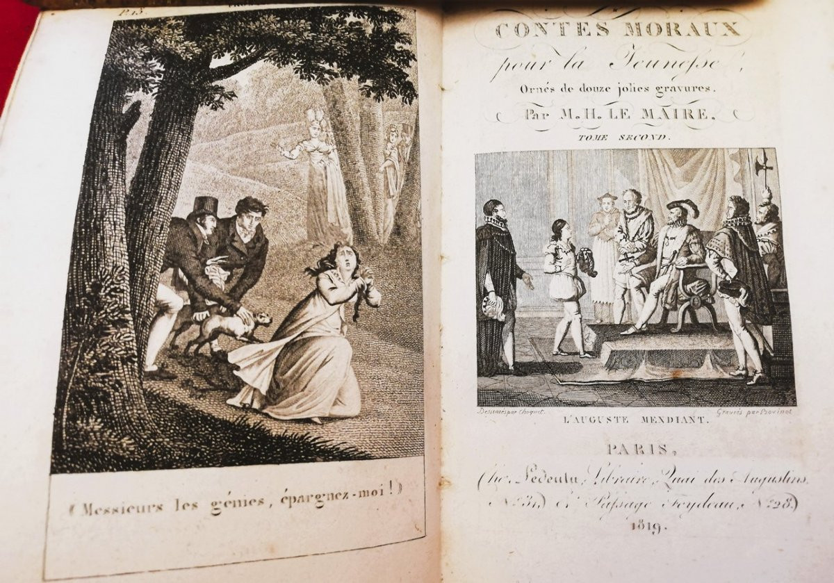 Deux livres Contes moraux pour la jeunesse -photo-5