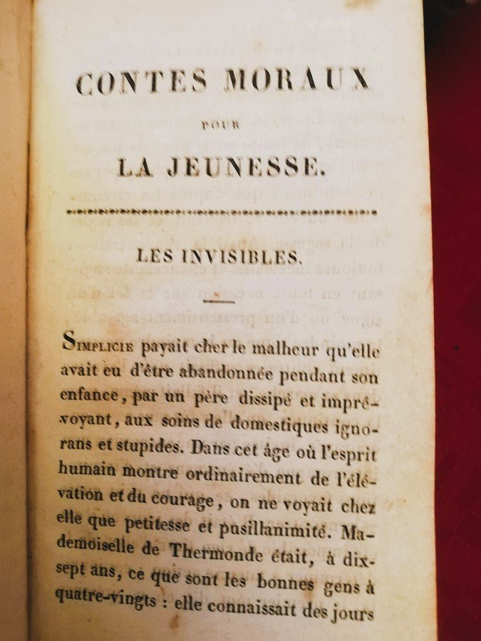 Deux livres Contes moraux pour la jeunesse -photo-6