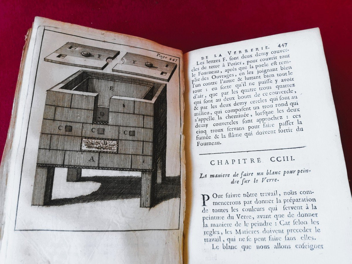 Livre fin 17ème siècle l'Art de la verrerie-photo-5