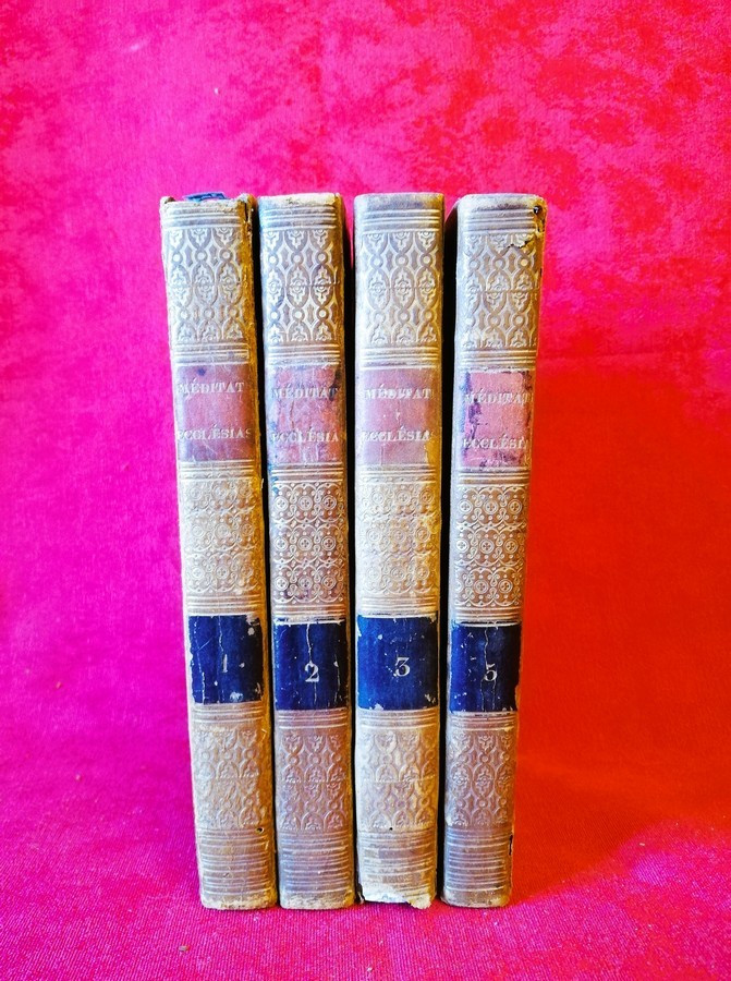 Four Leather-bound Books 