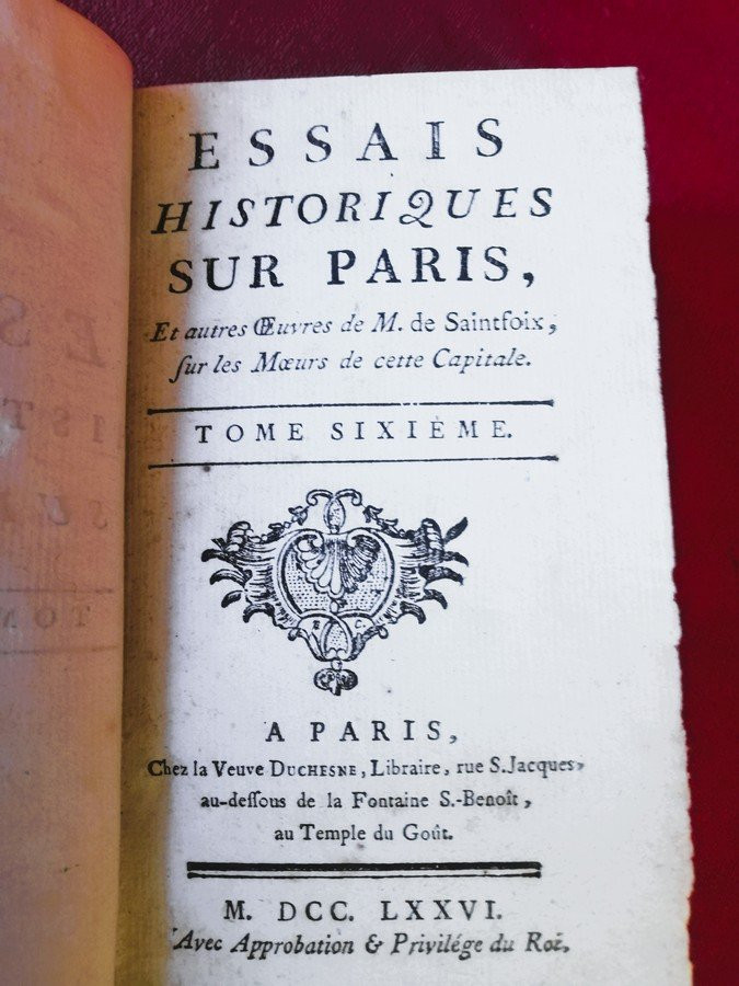 Sixth Volume Of Historical Essays On Paris   -photo-4