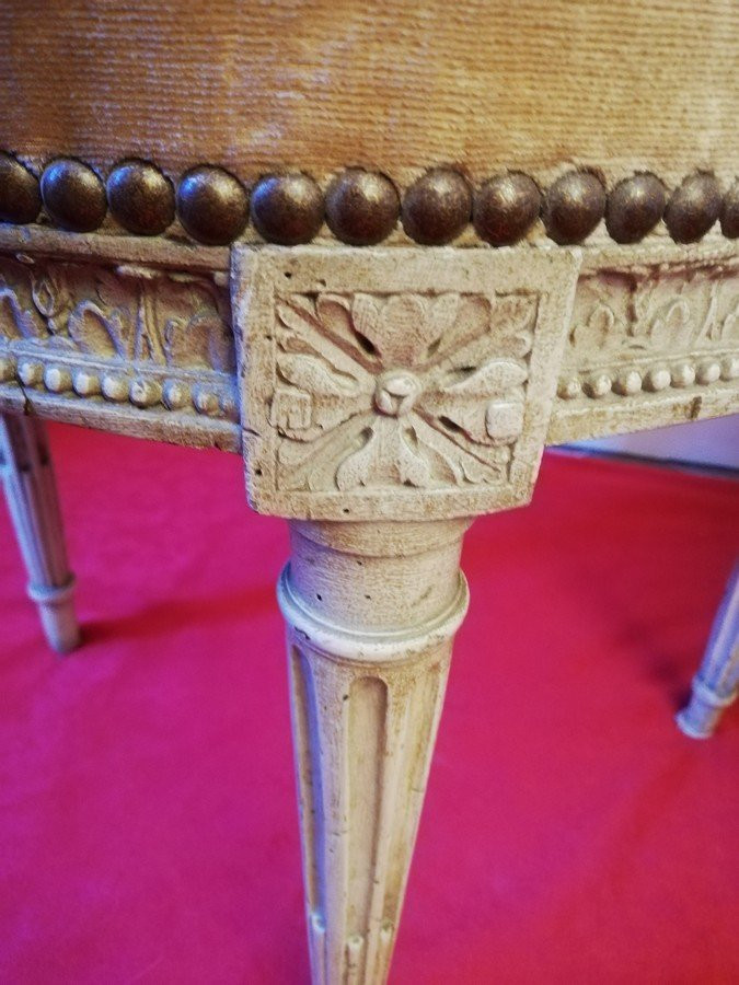 Deux chaises Montgolfières époque Louis XVI -photo-4
