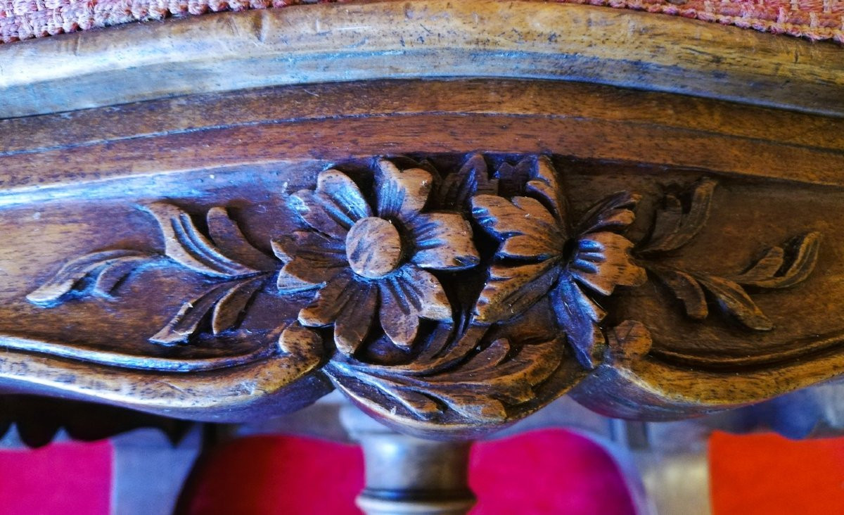 Tabouret en noyer -photo-7