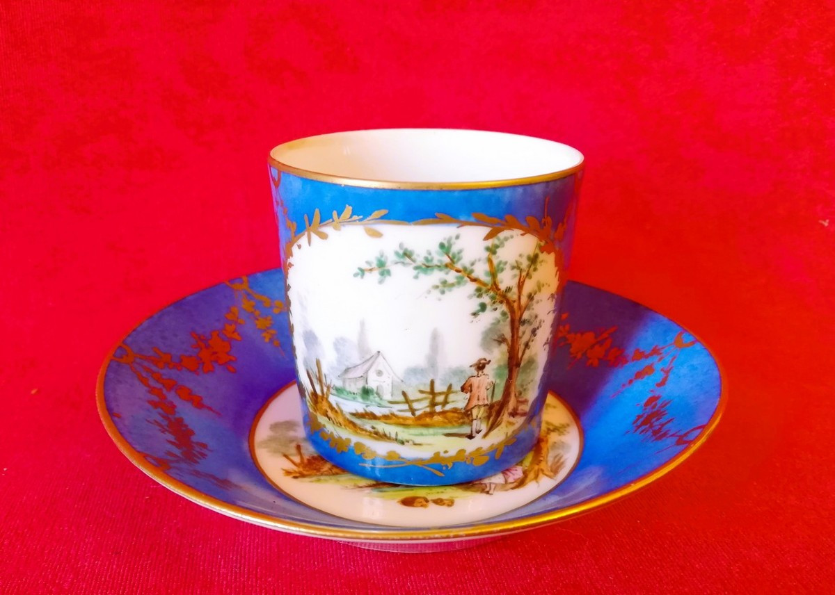 Tasse et sous tasse Sèvres 