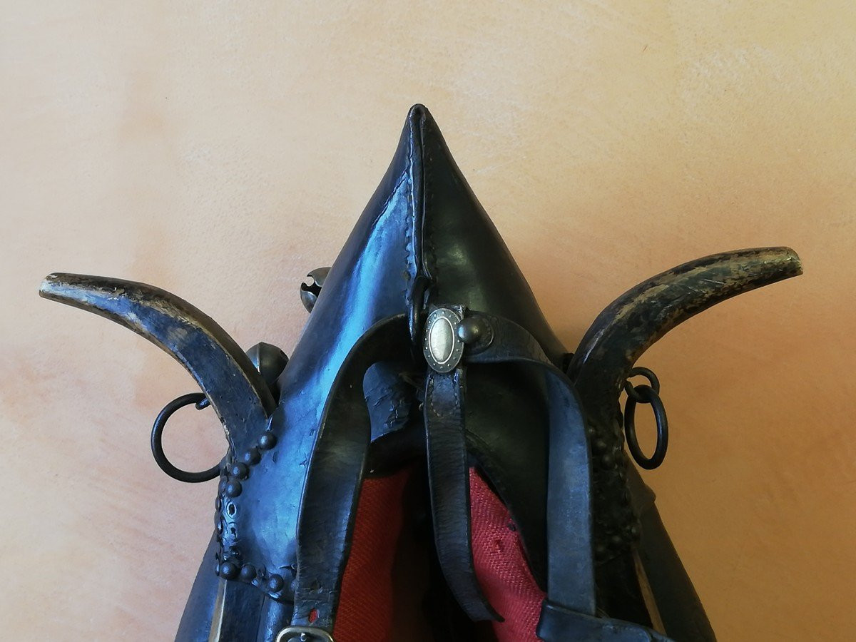 Collier de mule de muletier avec grelots -photo-4