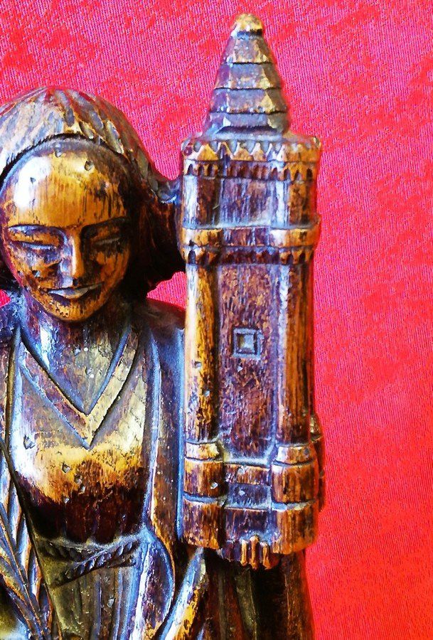 Statue Sainte BARBE -photo-2