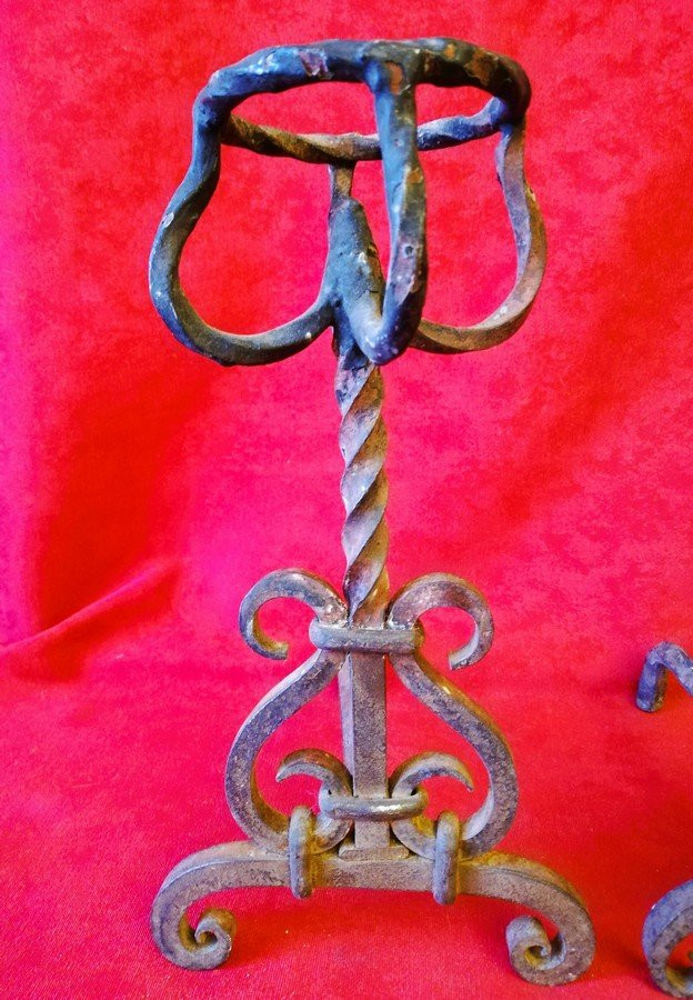 Paire de chenets de Maîtrise -photo-2