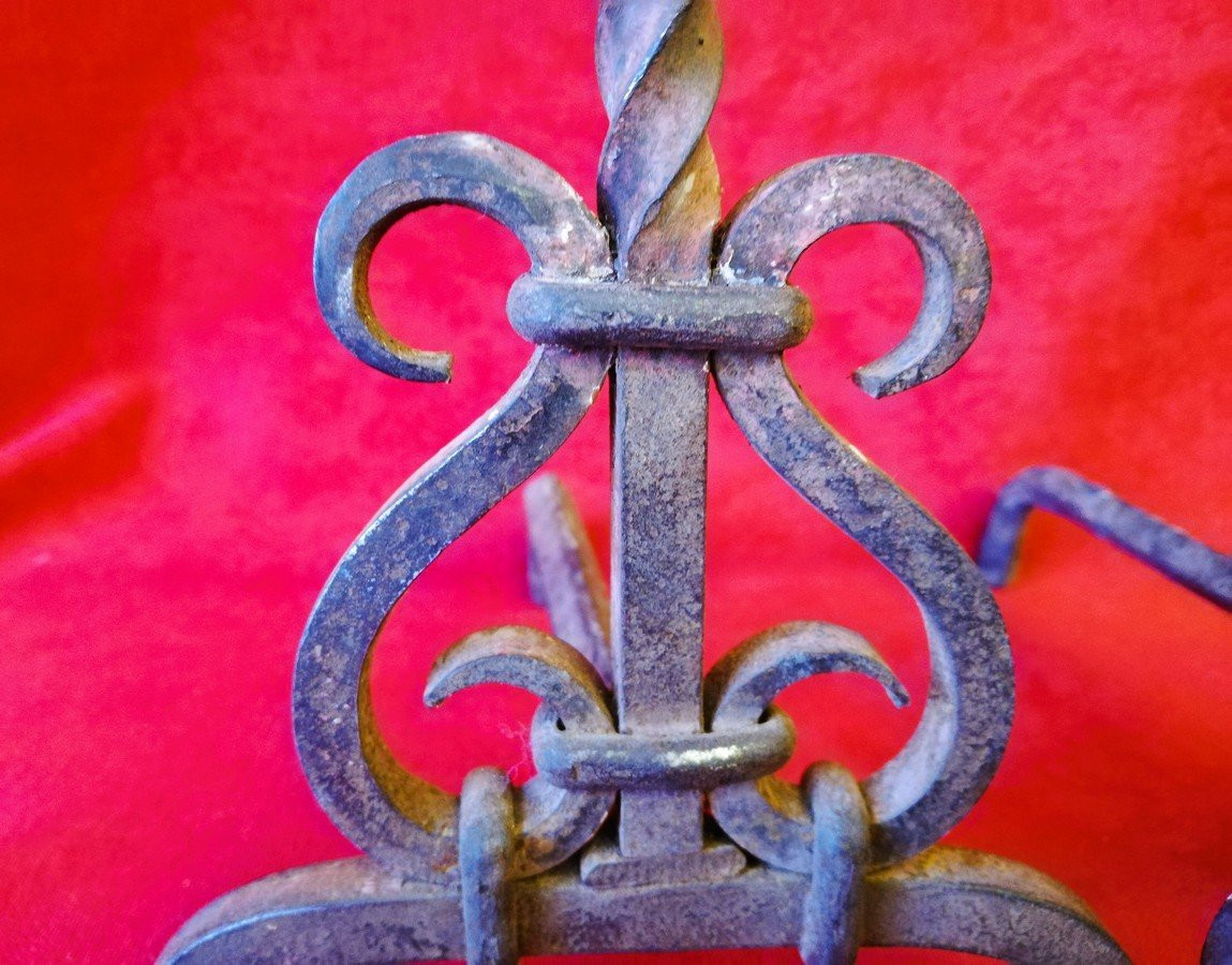 Paire de chenets de Maîtrise -photo-5