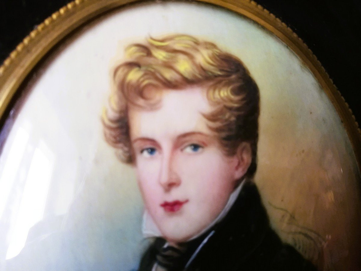 Miniature Le Roi de Rome fils de Napoléon 1er  -photo-2