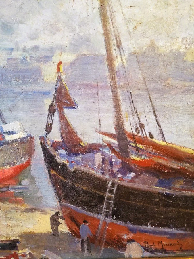 tableau huile sur toile encadrée -photo-3