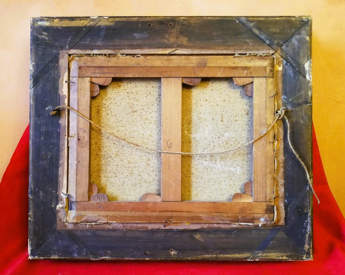 tableau huile sur toile encadrée -photo-5