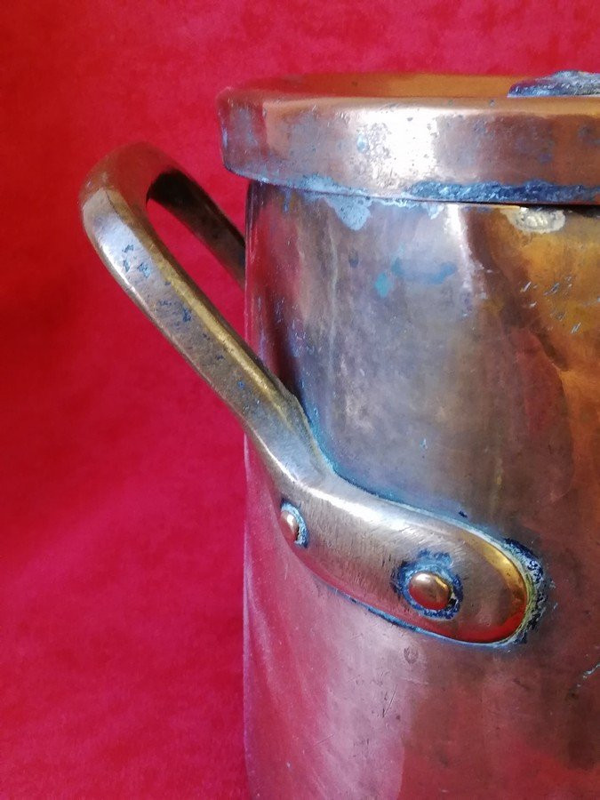 Daubière en cuivre -photo-2
