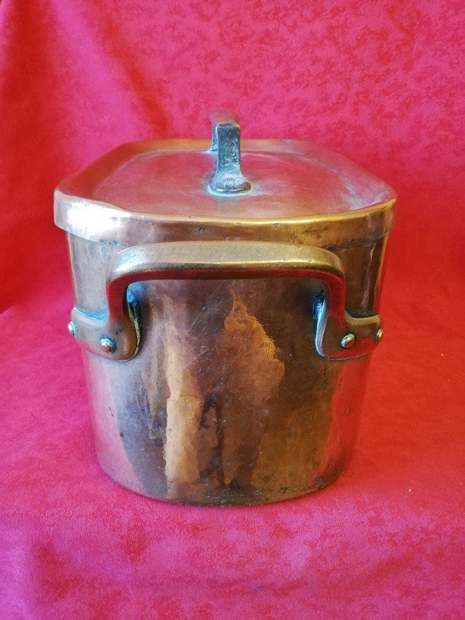 Daubière en cuivre -photo-2