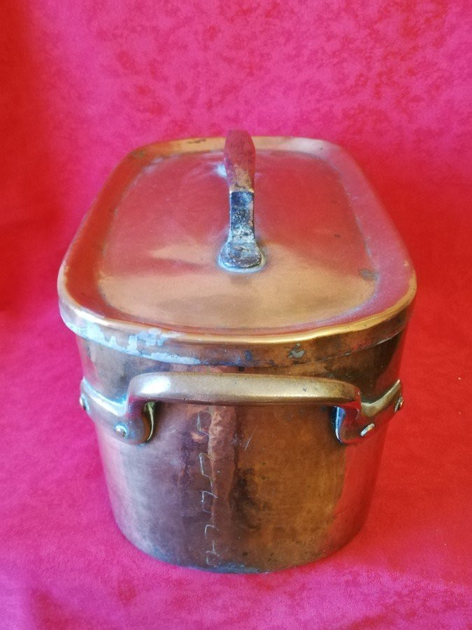 Daubière en cuivre -photo-4